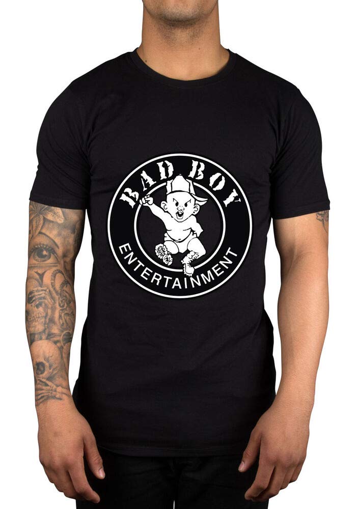 JX Puff Daddy Bad Boy Records Logo T-Shirt Biggie Coke Boys